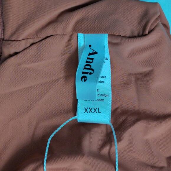 NWT Andie Maui Top Bikini Cedar (Rust) Crochet Adjustable Straps Size XXXL - Picture 5 of 9